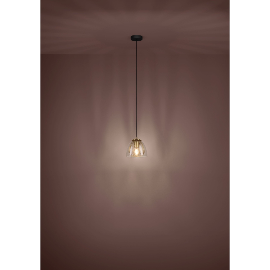 Eglo - Chandelier on a string 1xE27/40W/230V gold