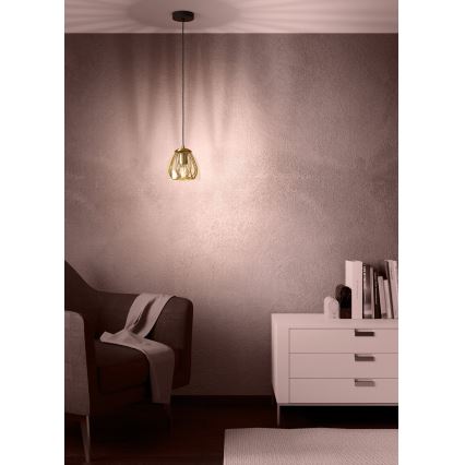 Eglo - Chandelier on a string 1xE27/40W/230V gold