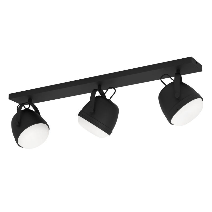 Eglo - Spotlight 3xE27/28W/230V black
