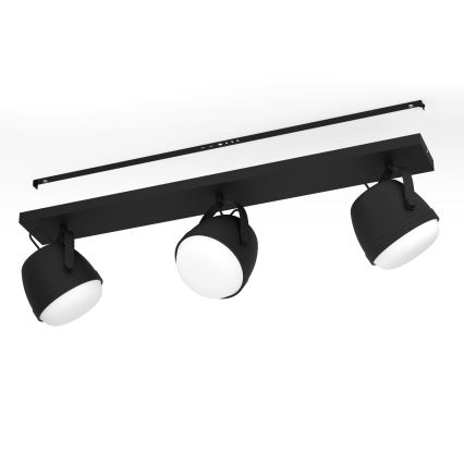 Eglo - Spotlight 3xE27/28W/230V black
