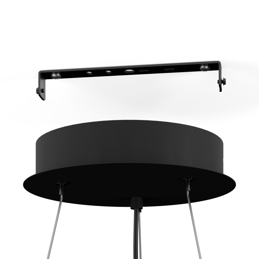 Eglo - LED Dimmable chandelier on a string 3xLED/8W/230V + 3xLED/8,5W 3000K black + remote control