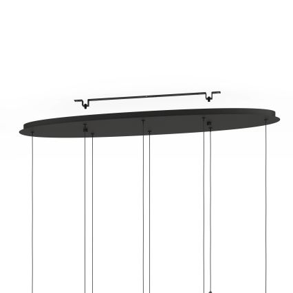 Eglo - LED Dimmable chandelier on a string 8xLED/4,2W/230V 3000K black