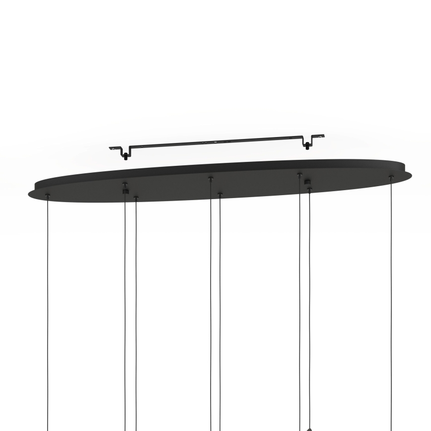 Eglo - LED Dimmable chandelier on a string 8xLED/4,2W/230V 3000K black