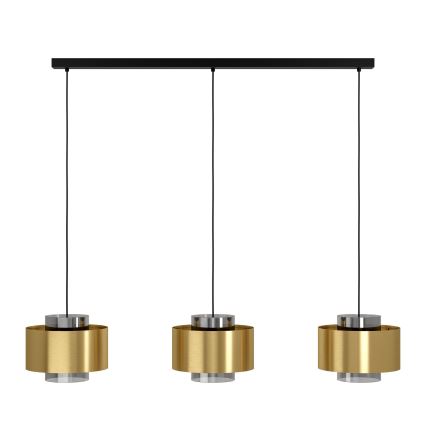 Eglo - Chandelier on a string 3xE27/40W/230V gold
