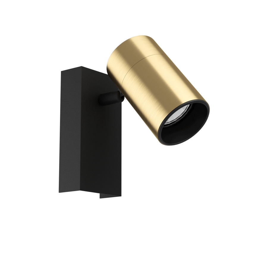 Eglo - LED Wall spotlight 1xGU10/4,5W/230V 3000K black/gold