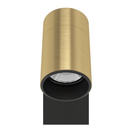 Eglo - LED Wall spotlight 1xGU10/4,5W/230V 3000K black/gold