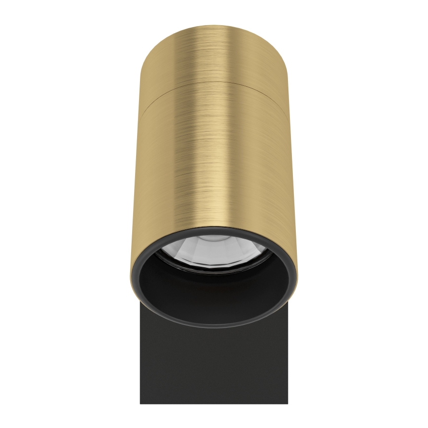 Eglo - LED Wall spotlight 1xGU10/4,5W/230V 3000K black/gold
