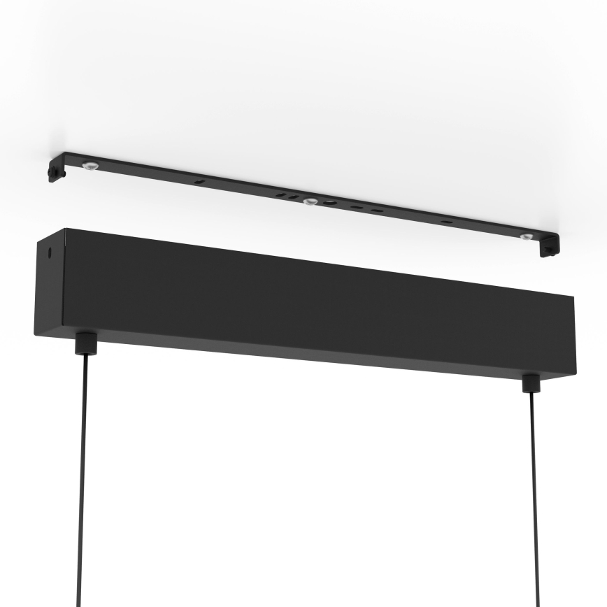 Eglo - LED Dimmable chandelier on a string 2xLED/12,5W/230V + LED/15,5W 3000K black