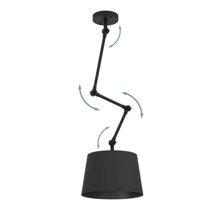 Eglo - Chandelier on a pole 1xE27/40W/230V black