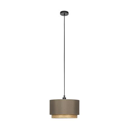 Eglo - Chandelier on a string 1xE27/40W/230V brown
