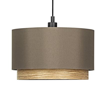 Eglo - Chandelier on a string 1xE27/40W/230V brown
