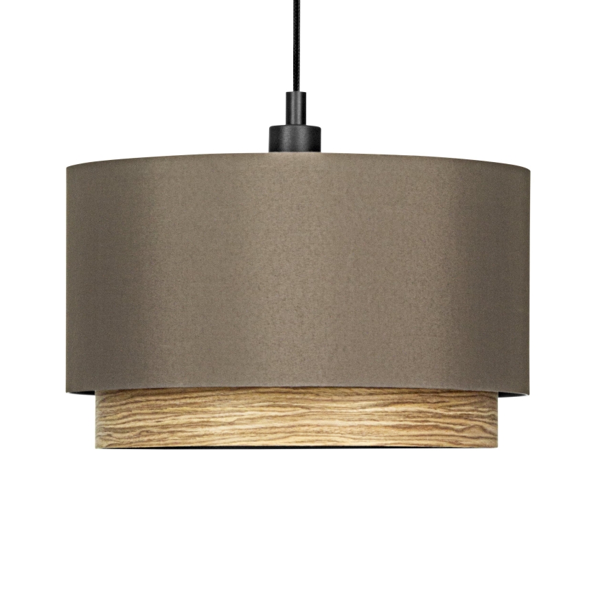 Eglo - Chandelier on a string 1xE27/40W/230V brown