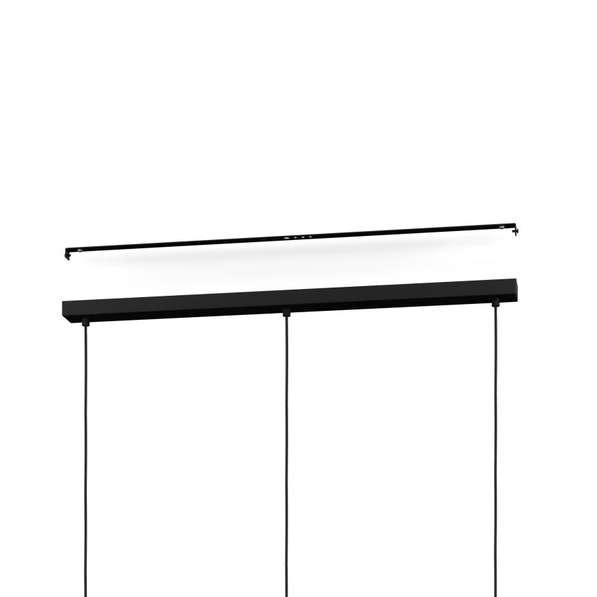Eglo - Chandelier on a string 3xE27/40W/230V black