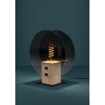 Eglo - Chandelier on a string 1xE27/40W/230V smoky
