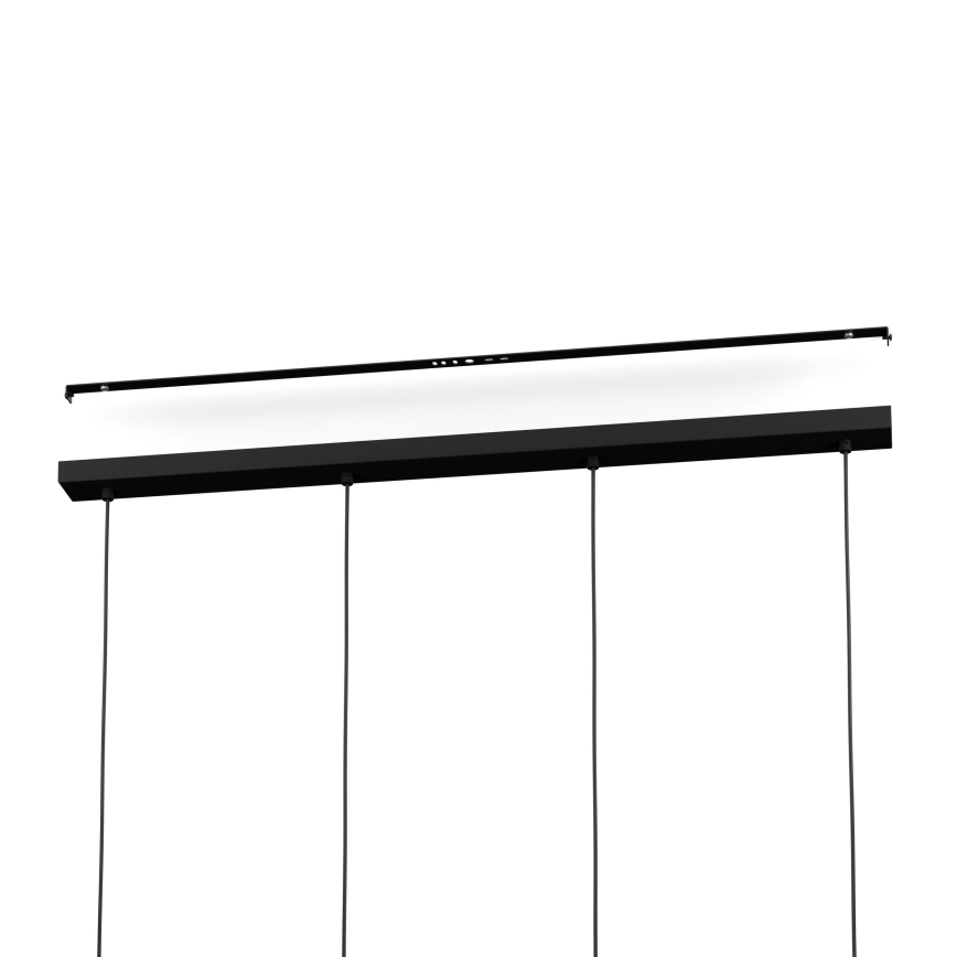 Eglo - Chandelier on a string 4xE27/40W/230V brown