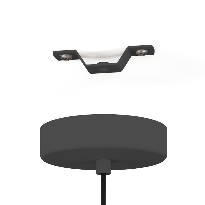 Eglo - Chandelier on a string 3xE27/40W/230V grey/gold