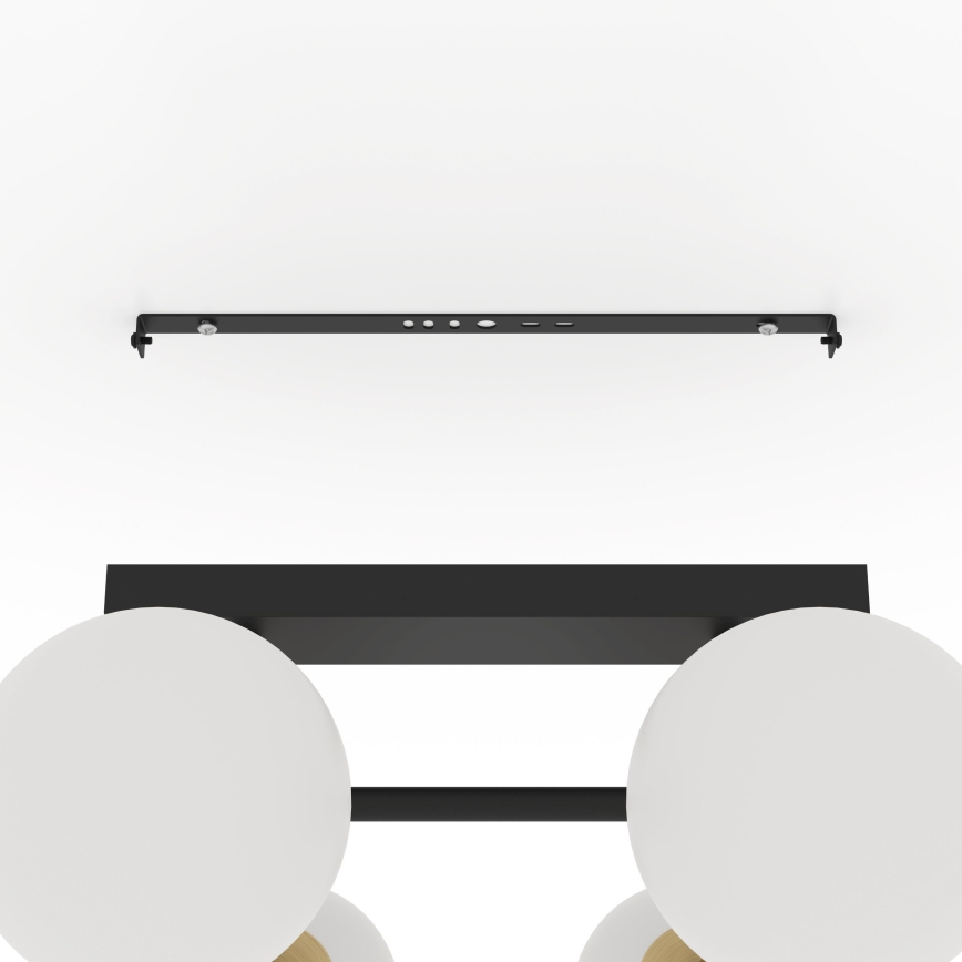 Eglo - Surface-mounted chandelier 6xE14/40W/230V gold/black