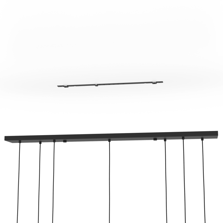 Eglo - Chandelier on a string 7xE14/40W/230V gold/black