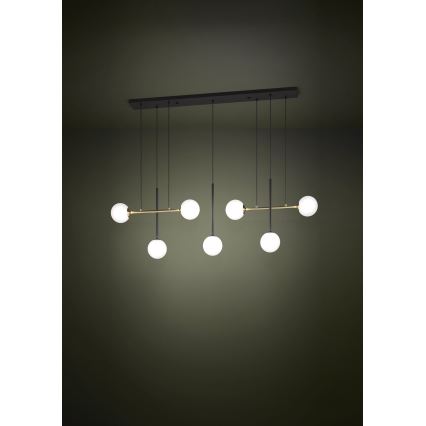 Eglo - Chandelier on a string 7xE14/40W/230V gold/black
