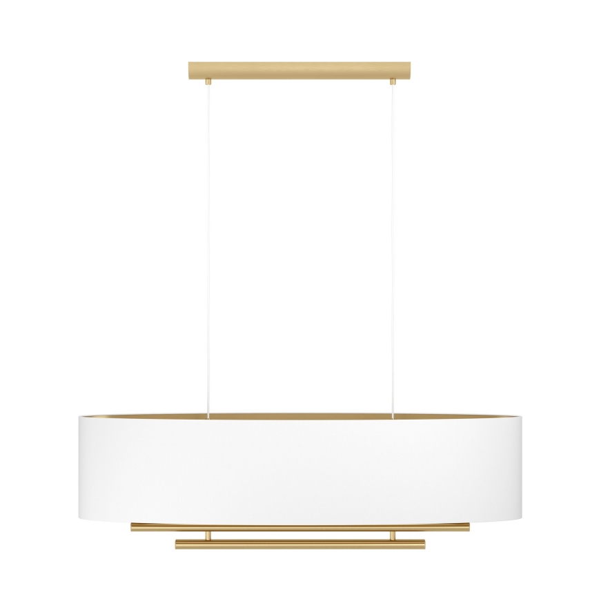 Eglo - Chandelier on a string 4xE27/40W/230V white/gold