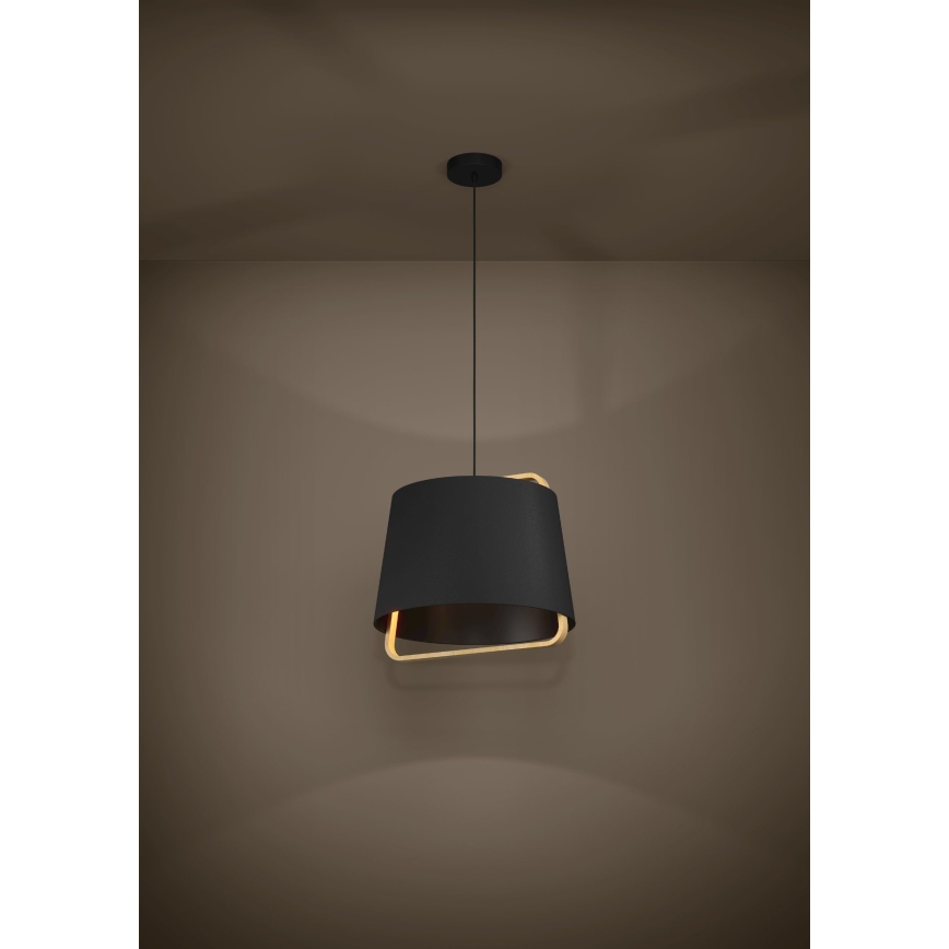 Eglo - Chandelier on a string 1xE27/40W/230V black