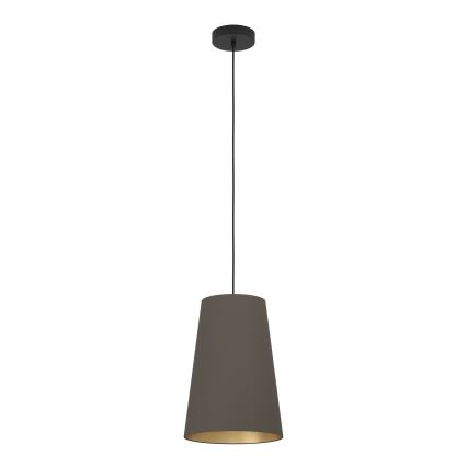 Eglo - Chandelier on a string 1xE27/40W/230V brown