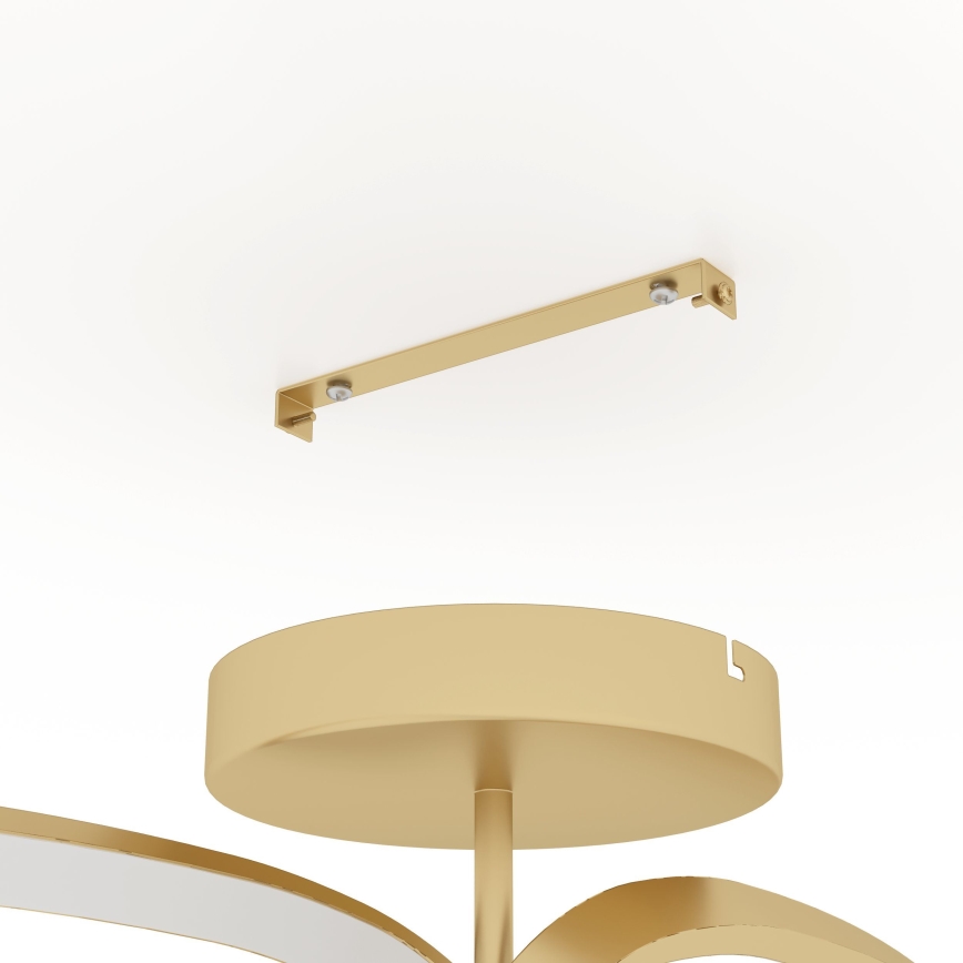 Eglo - LED Dimmable surface-mounted chandelier LED/25W/230V 3000K gold