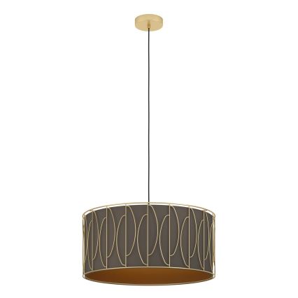 Eglo - Chandelier on a string 1xE27/40W/230V gold/brown