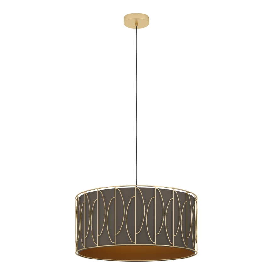 Eglo - Chandelier on a string 1xE27/40W/230V gold/brown
