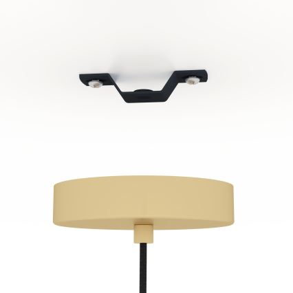 Eglo - Chandelier on a string 1xE27/40W/230V gold/brown