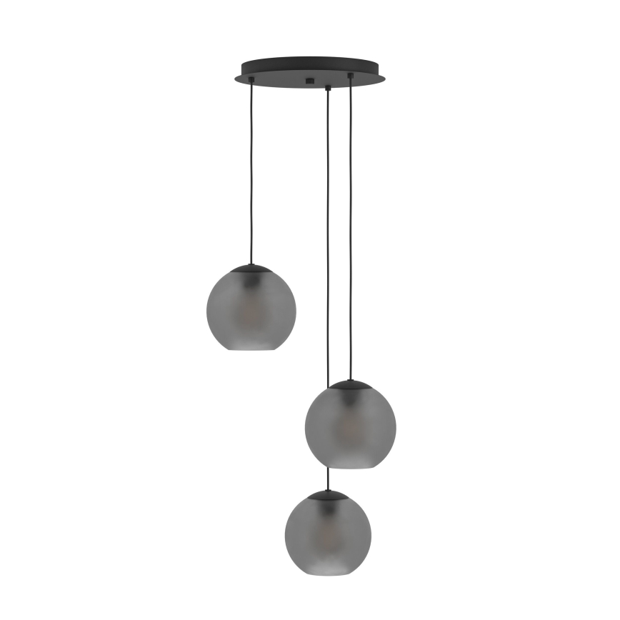 Eglo - Chandelier on a string 3xE27/40W/230V smoky