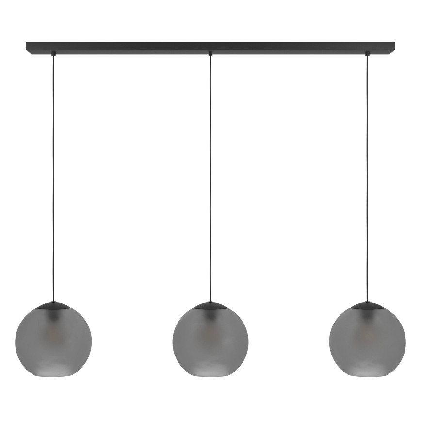 Eglo - Chandelier on a string 3xE27/40W/230V smoky