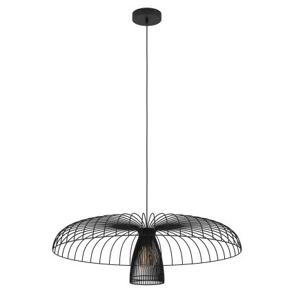 Eglo - Chandelier on a string 1xE27/60W/230V d. 77 cm black