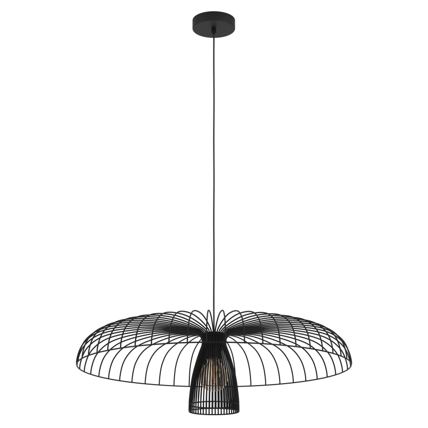 Eglo - Chandelier on a string 1xE27/60W/230V d. 77 cm black