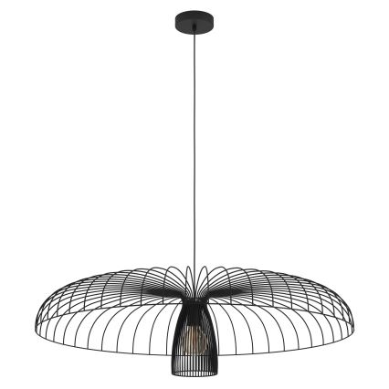 Eglo - Chandelier on a string 1xE27/60W/230V d. 98,5 cm black