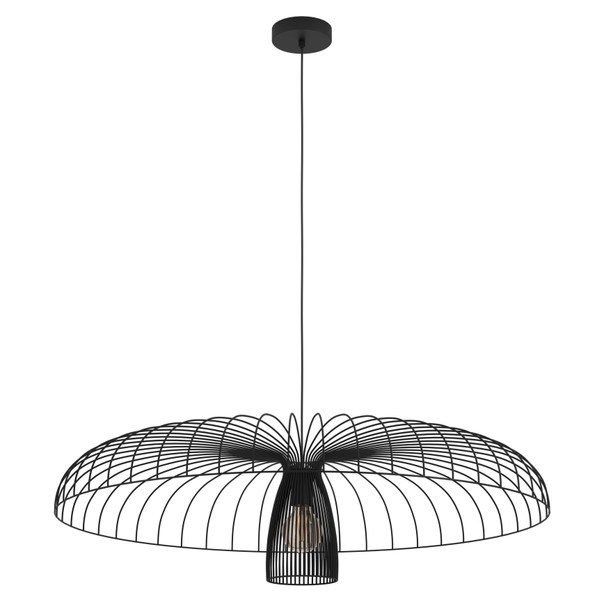 Eglo - Chandelier on a string 1xE27/60W/230V d. 98,5 cm black