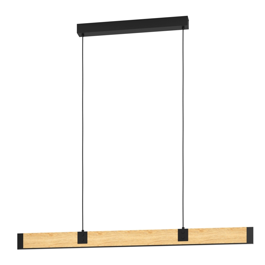 Eglo - LED Dimmable chandelier on a string LED/28,8W/230V 3000K black/brown