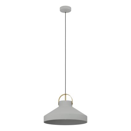 Eglo - Chandelier on a string 1xE27/40W/230V grey