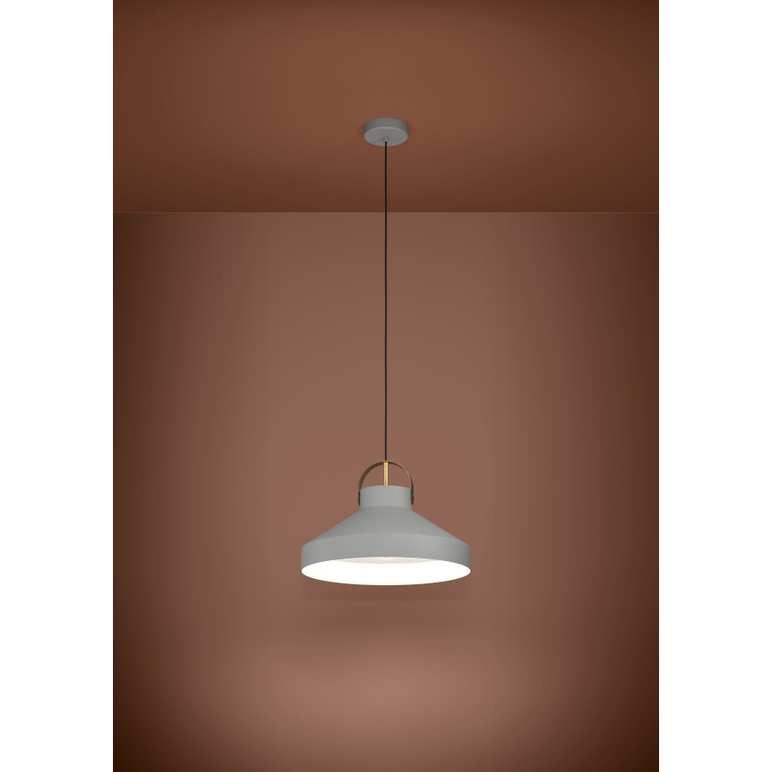 Eglo - Chandelier on a string 1xE27/40W/230V grey
