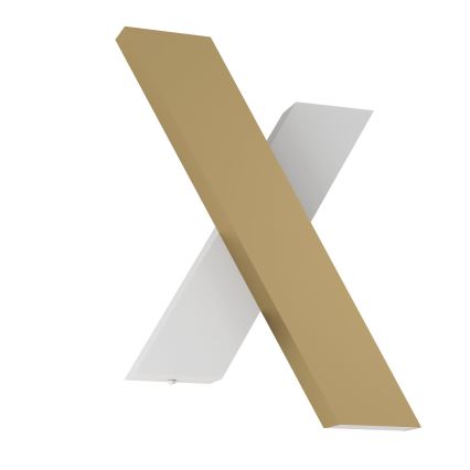 Eglo - LED Wall light 2xLED/5W/230V 3000K gold/white