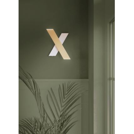 Eglo - LED Wall light 2xLED/5W/230V 3000K gold/white