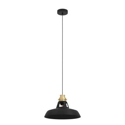 Eglo - Chandelier on a string 1xE27/40W/230V black/gold