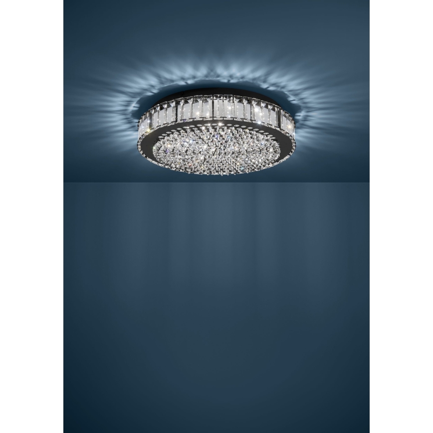 Eglo - LED Dimmable ceiling light LED/23,5W/230V 4000K black