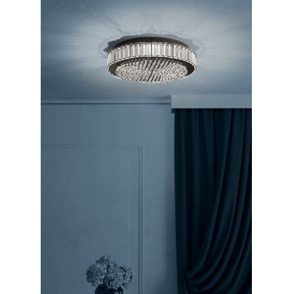 Eglo - LED Dimmable ceiling light LED/23,5W/230V 4000K black