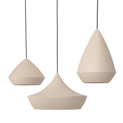 Eglo - Chandelier on a string 3xE27/28W/230V beige