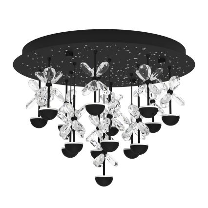 Eglo - LED Dimmable ceiling light LED/27W/230V 3000K black