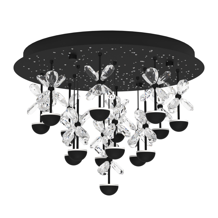 Eglo - LED Dimmable ceiling light LED/27W/230V 3000K black