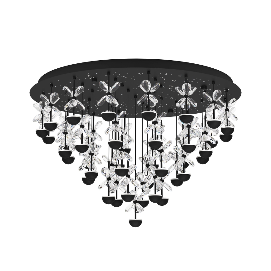 Eglo - LED Dimmable ceiling light LED/77,4W/230V 3000K black