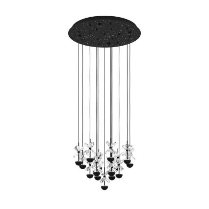 Eglo - LED Dimmable chandelier on a string LED/27W/230V 3000K black