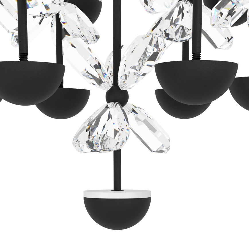 Eglo - LED Dimmable chandelier on a string LED/27W/230V 3000K black